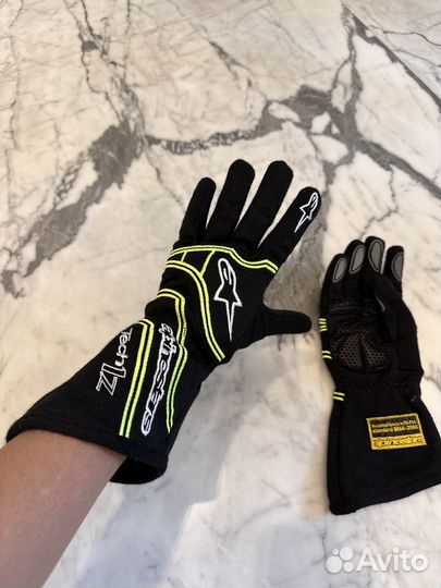 Гоночные перчатки Alpinestars Tech 1-Z