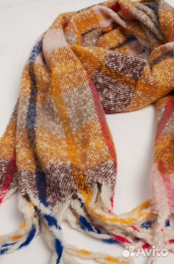 Палантин шарф женский теплый платок