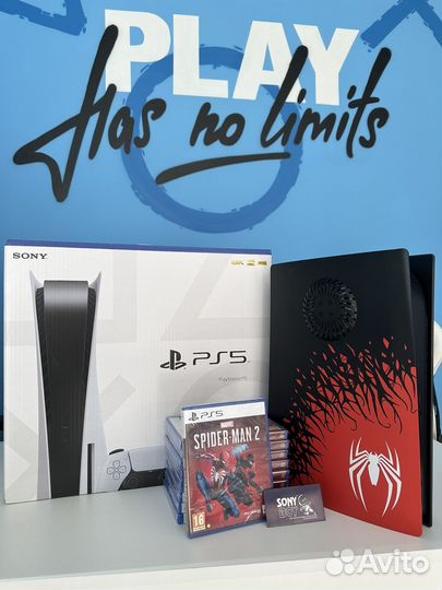 Sony PlayStation 5 + Spider Man 2(Гарантия)