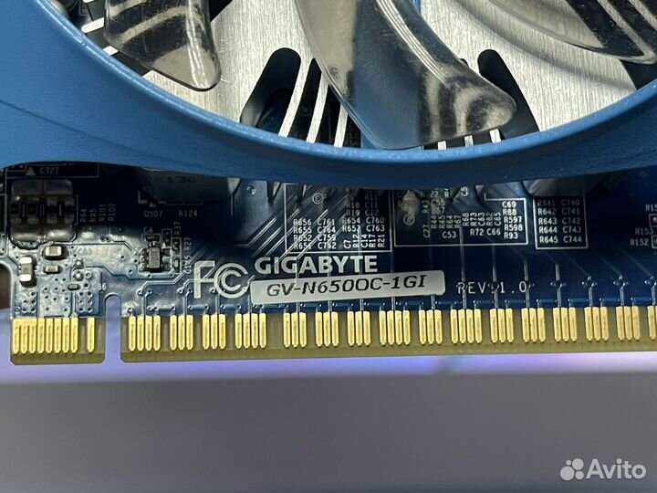 Видеокарта Gigabyte GTX 650 - 1 гб. Сост Идеал