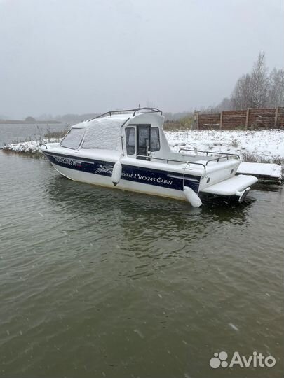 Моторная лодка Нортсильвер 745 с мотором бу