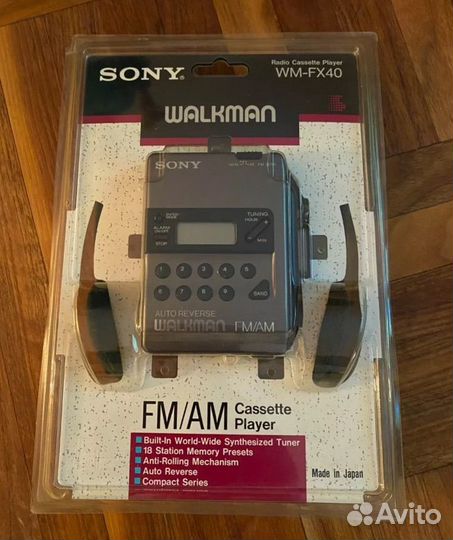 Кассетный плеер Sony Walkman WM-FX40