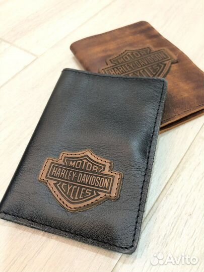 Портмоне обложка для документов Harley Davidson