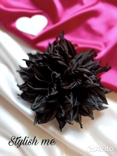 Брошь- цветок Георгин 18 см