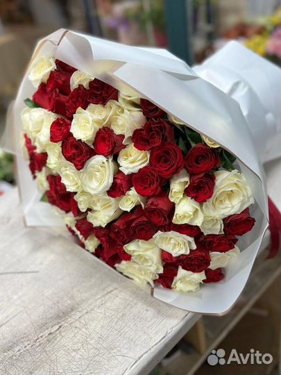 Цветы розы и букеты с доставкой 24 часа Саранск