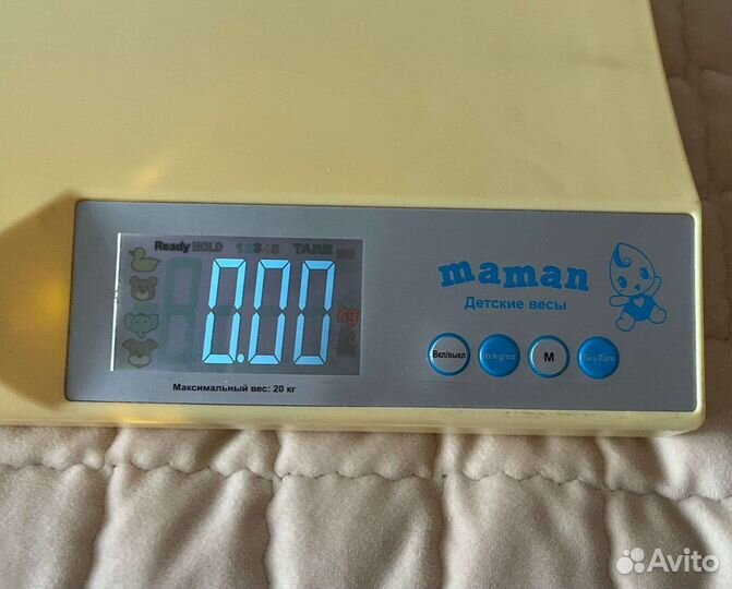 Детские электронные весы maman