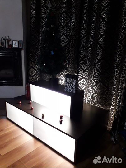 Тумба двух ярусная с подсветкой