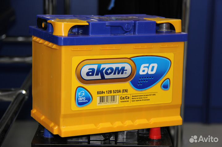 Аккумулятор Akom 60Ah прямая полярность