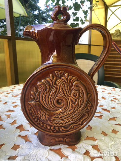 Кувшин керамический с крышкой