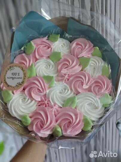 Цветы из зефира