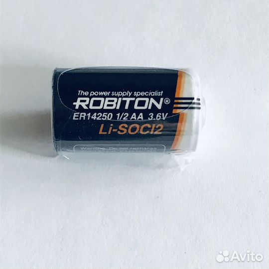 Батарейка ER14250 Robiton 1/2AA Li-soci2 3.6V