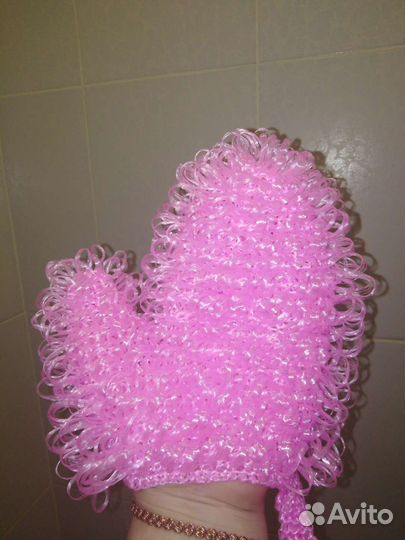 Мочалка ручной работы