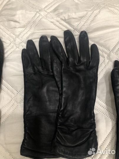 Перчатки женские кожаные 6.5