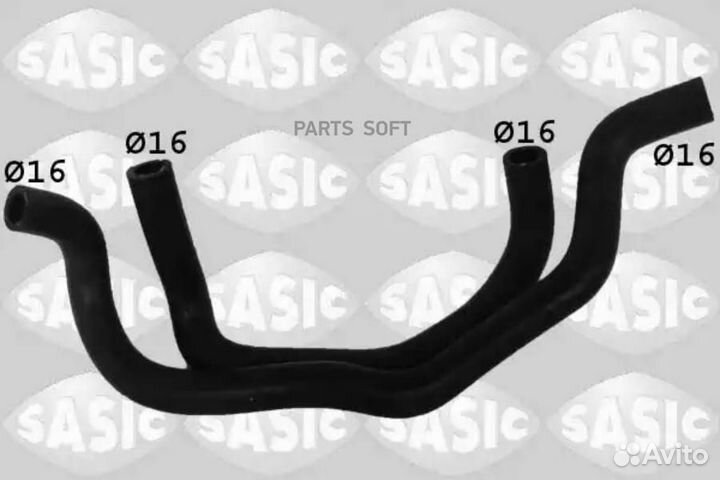 Sasic 3406052 Патрубок системы охлаждения volkswag