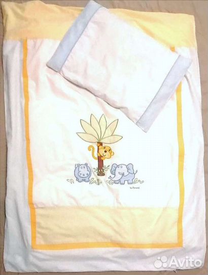 Пуховое одеяло, подушка, постельное белье (Италия)