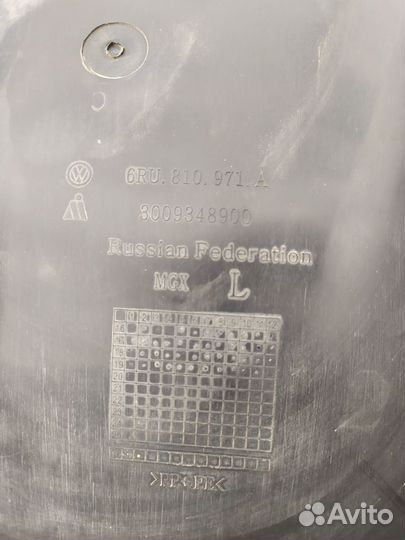 Локеры задние к-кт Volkswagen Polo (Mk5) V рестайл