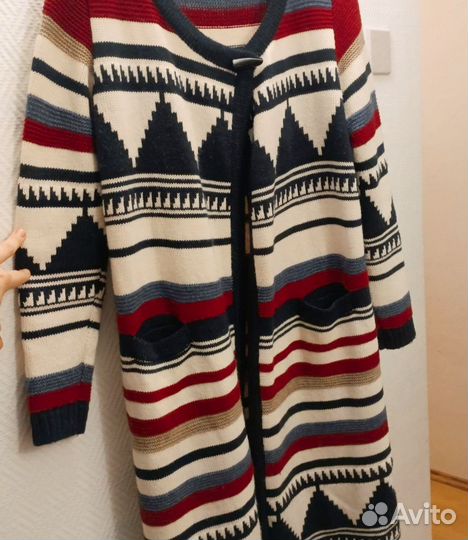 Кардиган удлиненный 46 размер в стиле Покахонтас