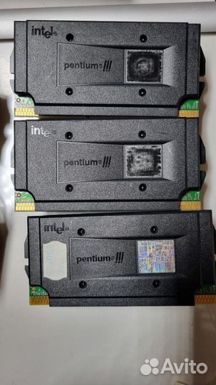Ретро Процессоры Intel Pentium 2, 3 и celeron