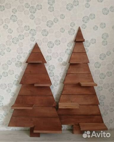 Интерьерные елочки ручной работы