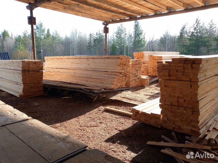 Пиломатериал всех размеров от 2м-6м + брус