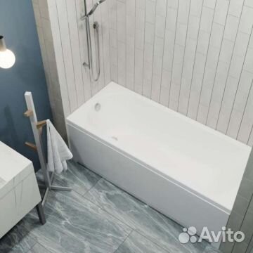 Ванна обрезная прямоугольная Тритон акриловая Дюна 1600х700х600 мм (Щ0000046113) (без монтажного ком