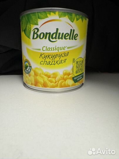 Кукуруза bonduelle сладкая