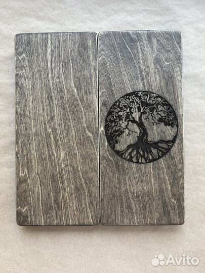 Доска садху с медными гвоздями медная