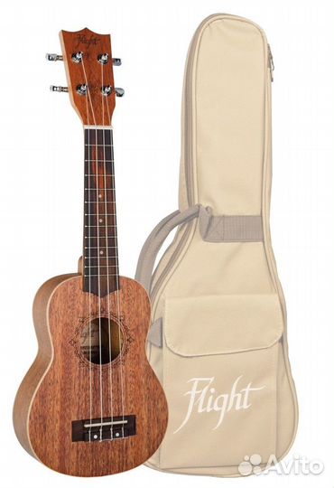Flight DUS 321 MAH/MAH укулеле сопрано. Цвет натур