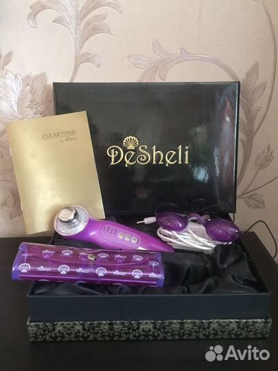 Массажер лица DeSheli фотон ультразвуковой