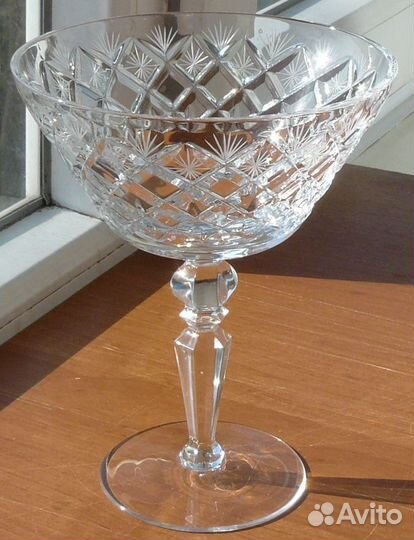 Ваза конфетница Дятьковский хрусталь винтаж