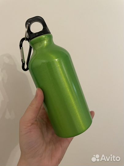 Бутылка для воды металлическая