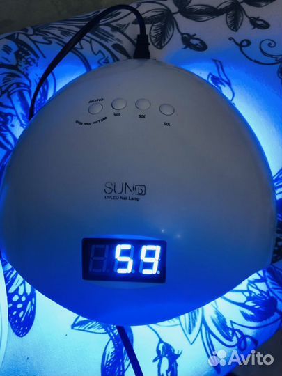 Лампа для сушки ногтей sun 5 UV LED 48 Вт