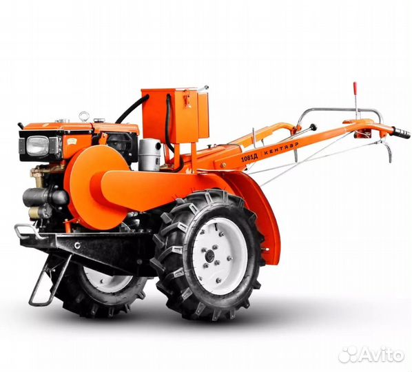 Мотоблок дизельный Кентавр 12л.с фреза