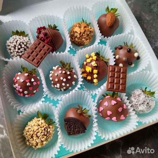 Набор из клубники в шоколаде