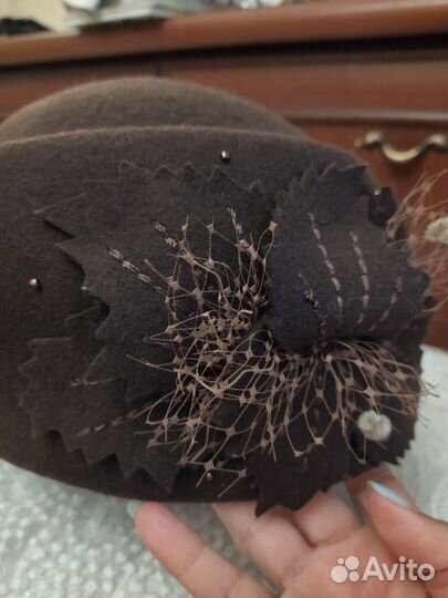 Шляпа фетровая женская