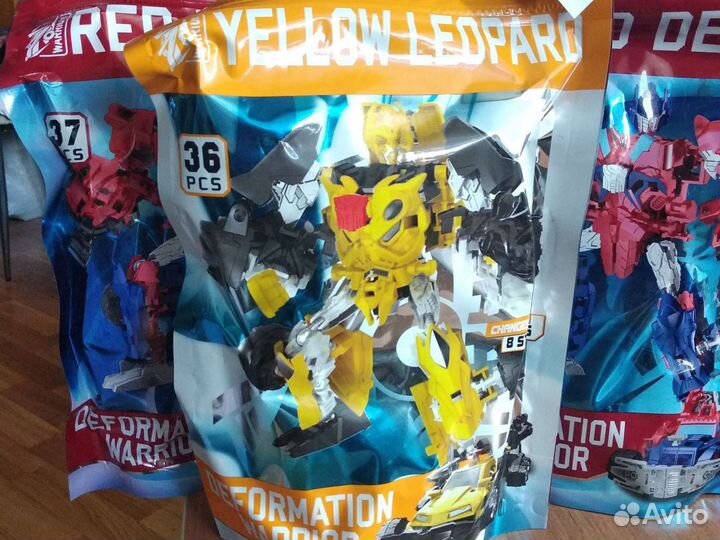 Lego робот трансформер машина