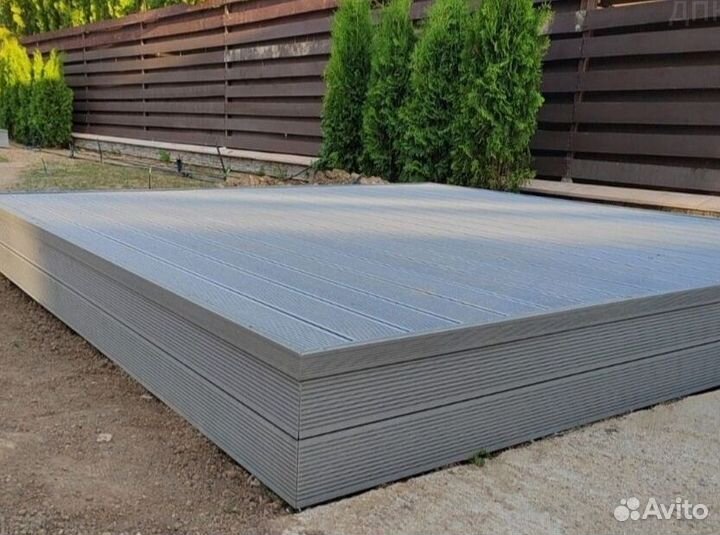Террасная доска из дпк мелкий вельвет