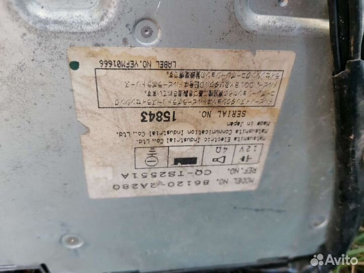 Штатная магнитола на Toyota Land Cruiser Prado