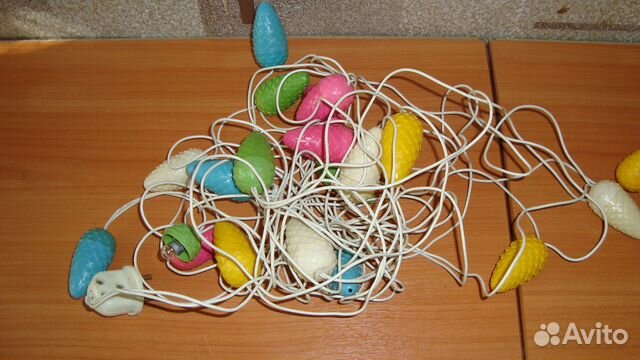 Елочная гирлянда СССР