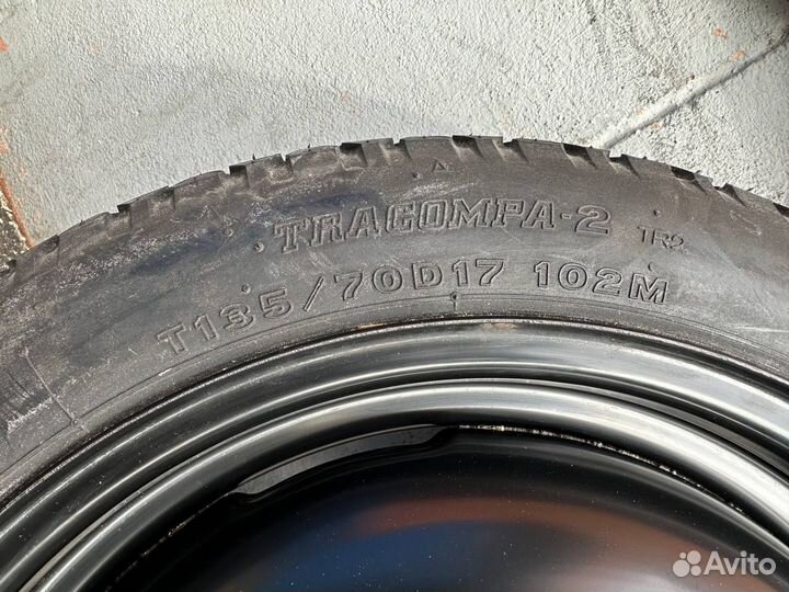 Запасное колесо докатка запаска 135/70 R17 5x114