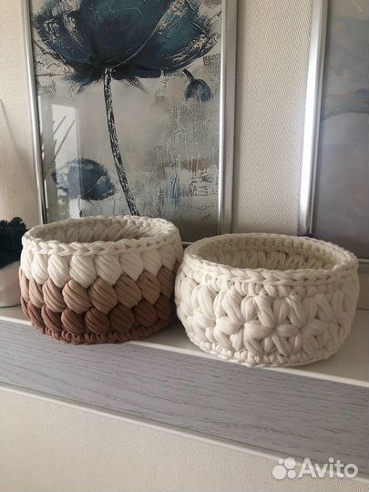 Корзина трикотажная