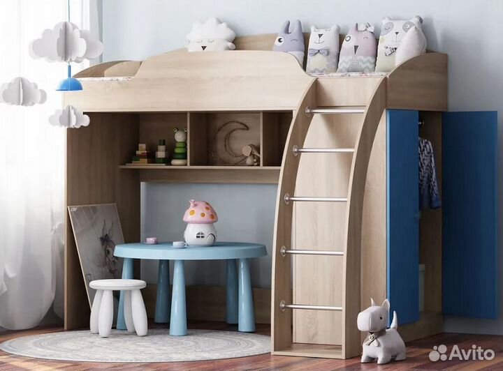 Детская кровать-чердак Соня-1 (Верхняя)