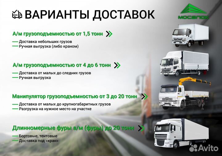 Керамический блок Цена с Доставкой в мимо