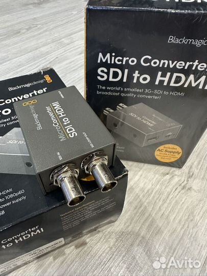 Мини-конвертер Blackmagic Design SDI to hdmi