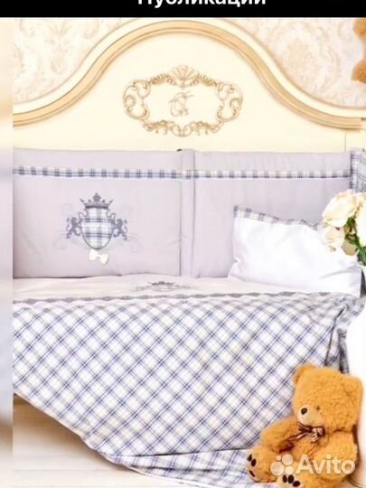 Бортики в детскую кроватку