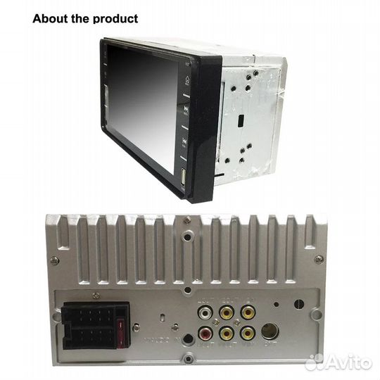 Автомагнитола 2 din на Тойоту 200*100 2 дин