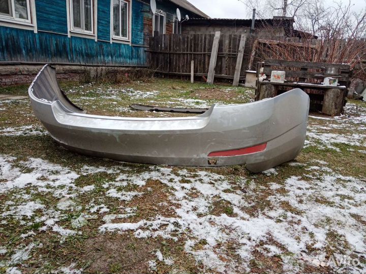 Шкода Октавия А7. Бампер задний