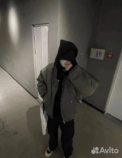 Бомбер Grailz Project G/R Green Zip Bomber