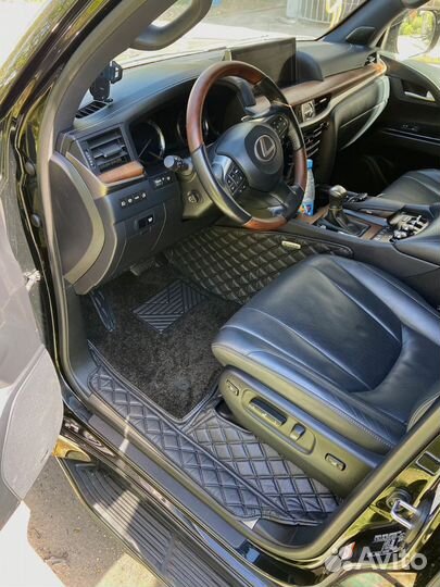 Коврики 5D в салон авто Lexus LX570 люкс