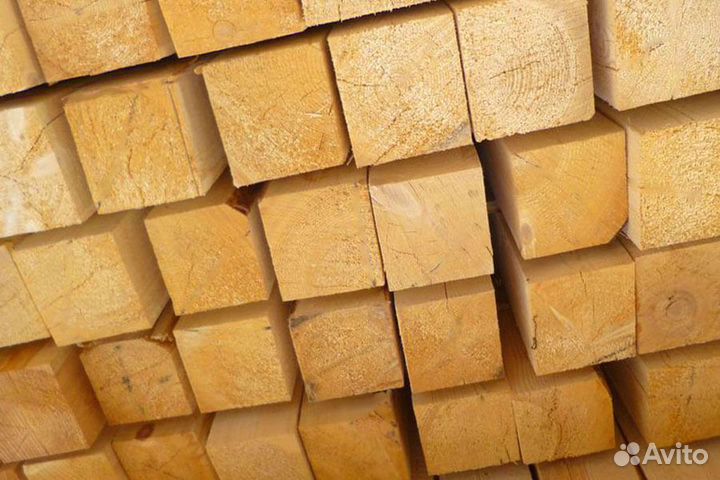 Брусок обрезной 50x50x6000 сорт 1, сосна